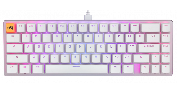 GLORIOUS GMMK 2 65% KEYBOARD - BAREBONES - PINK